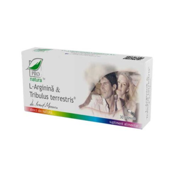 L'Arginina & Tribulus Terrestris, Pro Natura, 30 Capsule
